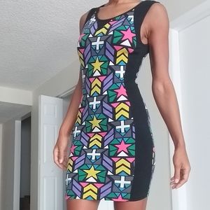 H&M batik symbols dress